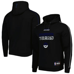Philadelphia 76ers NBA x Hugo Boss Team Bounce Tri-Blend Pullover Hoodie Black