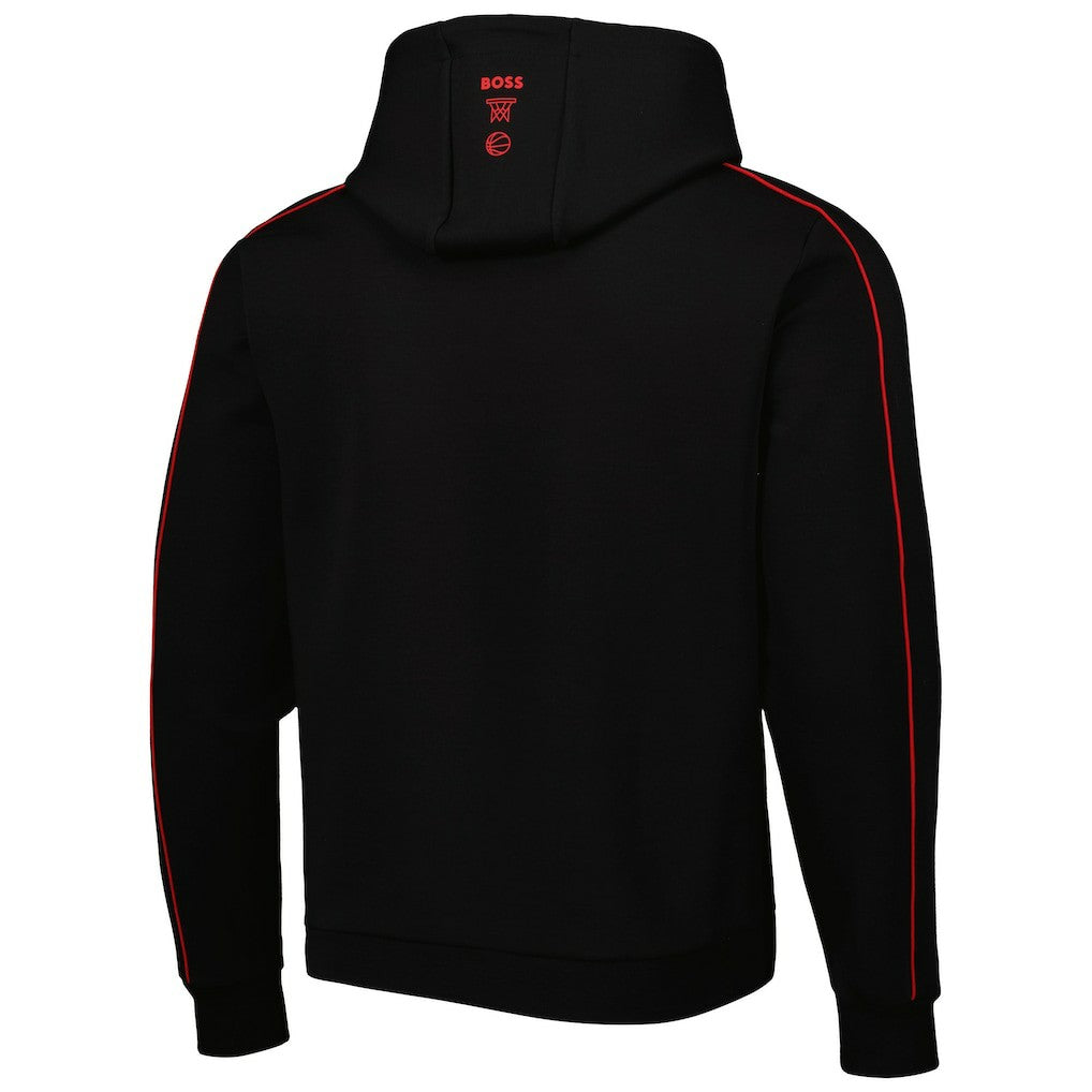 Atlanta Hawks NBA x Hugo Boss Team Bounce Tri-Blend Pullover Hoodie Black