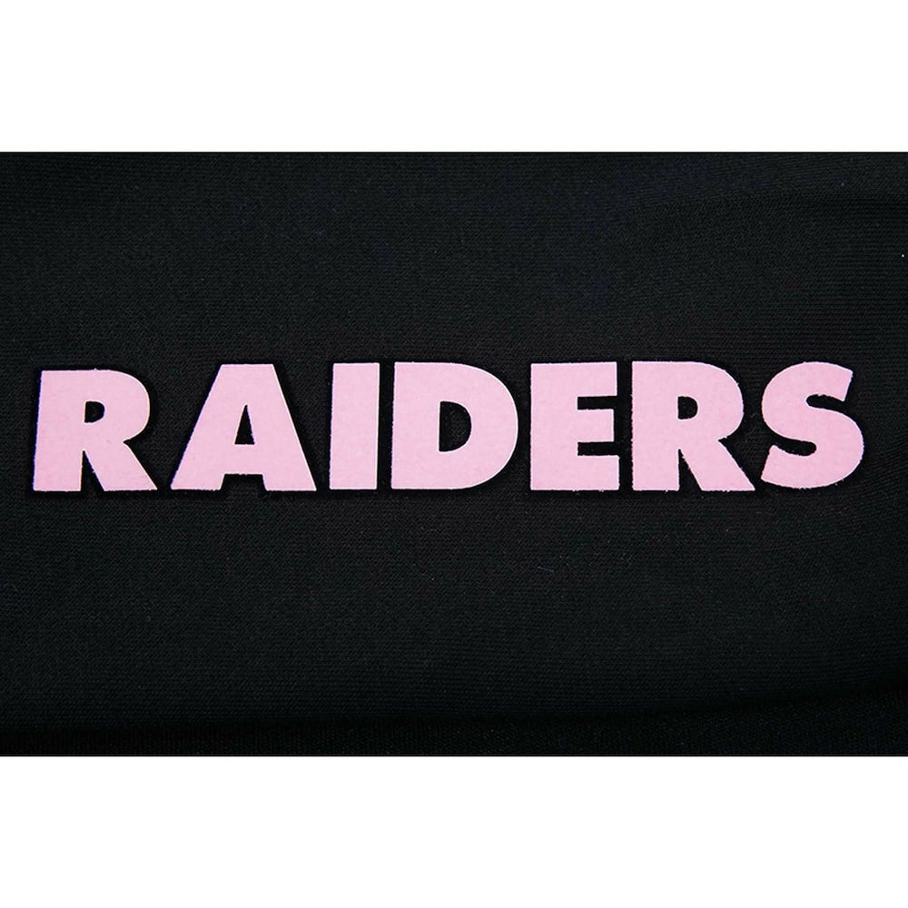 Las Vegas Raiders Pro Standard Women's Neon Fleece Pullover Hoodie - Black - NFL
