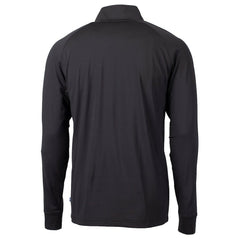 San Francisco 49ers Cutter & Buck Adapt Eco Knit Stretch Recycled Big & Tall Quarter-Zip Throwback Pullover Top - Black - NFL
