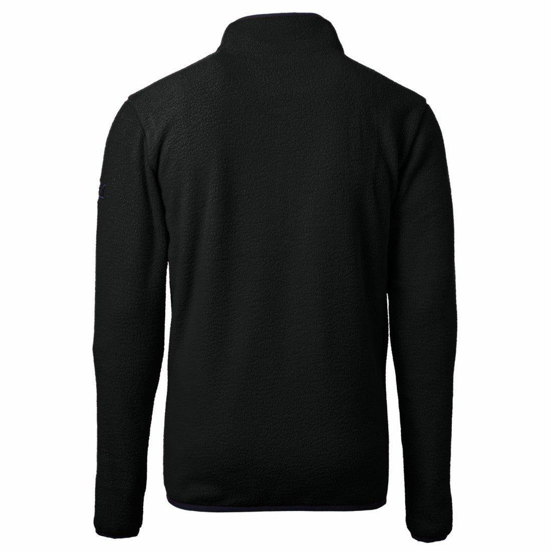 Detroit Lions Cutter & Buck Cascade Eco Sherpa Fleece Big & Tall Quarter-Zip Throwback Jacket - Black - NFL