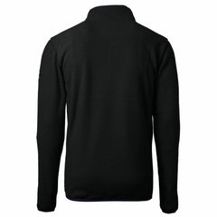 Detroit Lions Cutter & Buck Cascade Eco Sherpa Fleece Big & Tall Quarter-Zip Throwback Jacket - Black - NFL