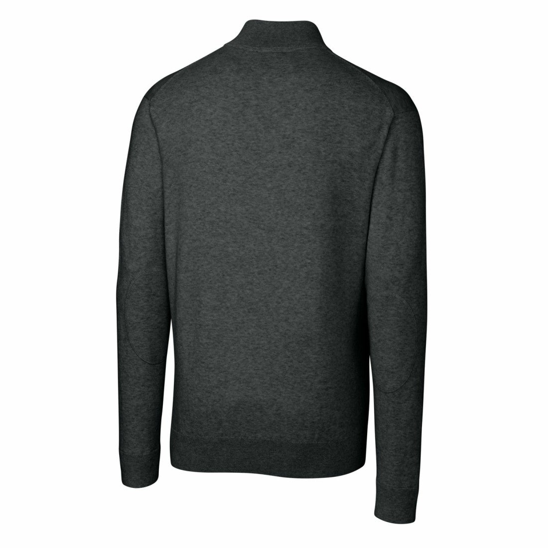 Detroit Lions Cutter & Buck Throwback Logo Lakemont Tri-Blend Big & Tall Quarter-Zip Pullover Sweater - Heather Charcoal - NFL