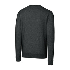 Buffalo Bills Cutter & Buck Throwback Logo Lakemont Tri-Blend Big & Tall V-Neck Pullover Sweater - Heather Charcoal - NFL