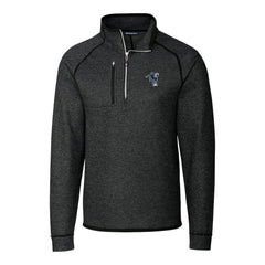 Indianapolis Colts Cutter & Buck Mainsail Sweater-Knit Big & Tall Half-Zip Pullover Jacket - Heather Charcoal - NFL