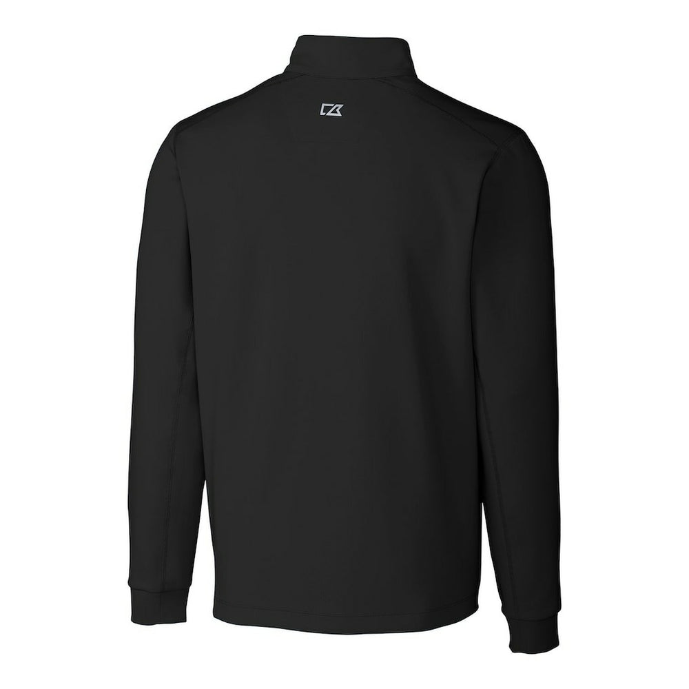 San Francisco 49ers Cutter & Buck Throwback Logo Traverse Stretch Quarter-Zip Big & Tall Pullover Top - Black - NFL