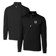 Las Vegas Raiders Cutter & Buck Throwback Logo Traverse Stretch Quarter-Zip Big & Tall Pullover Top - Black - NFL