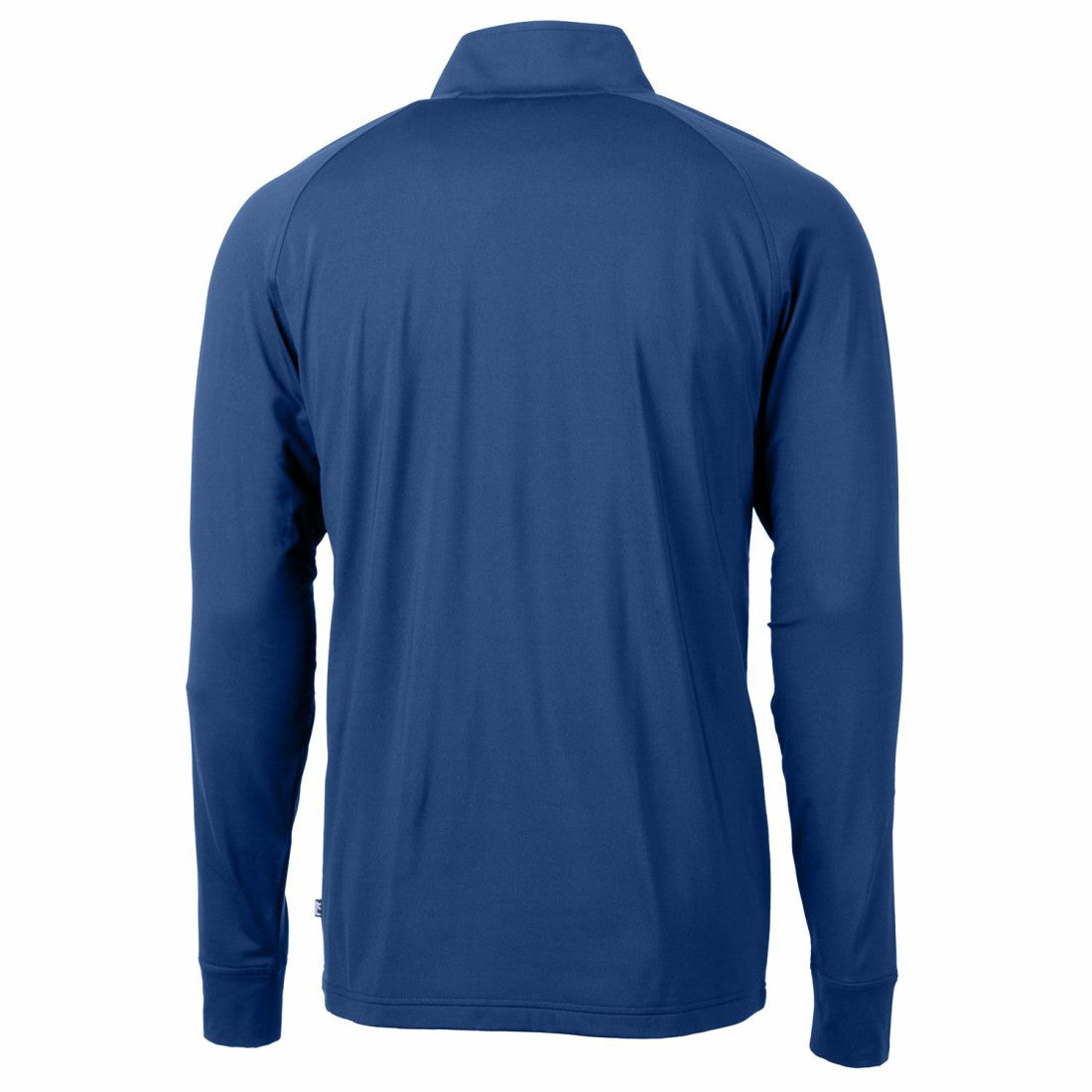 Denver Broncos Cutter & Buck Adapt Eco Knit Stretch Recycled Quarter-Zip Throwback Pullover Top - Royal - NFL
