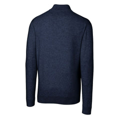 Chicago Bears Cutter & Buck Throwback Logo Lakemont Tri-Blend Quarter-Zip Pullover Sweater - Navy - NFL