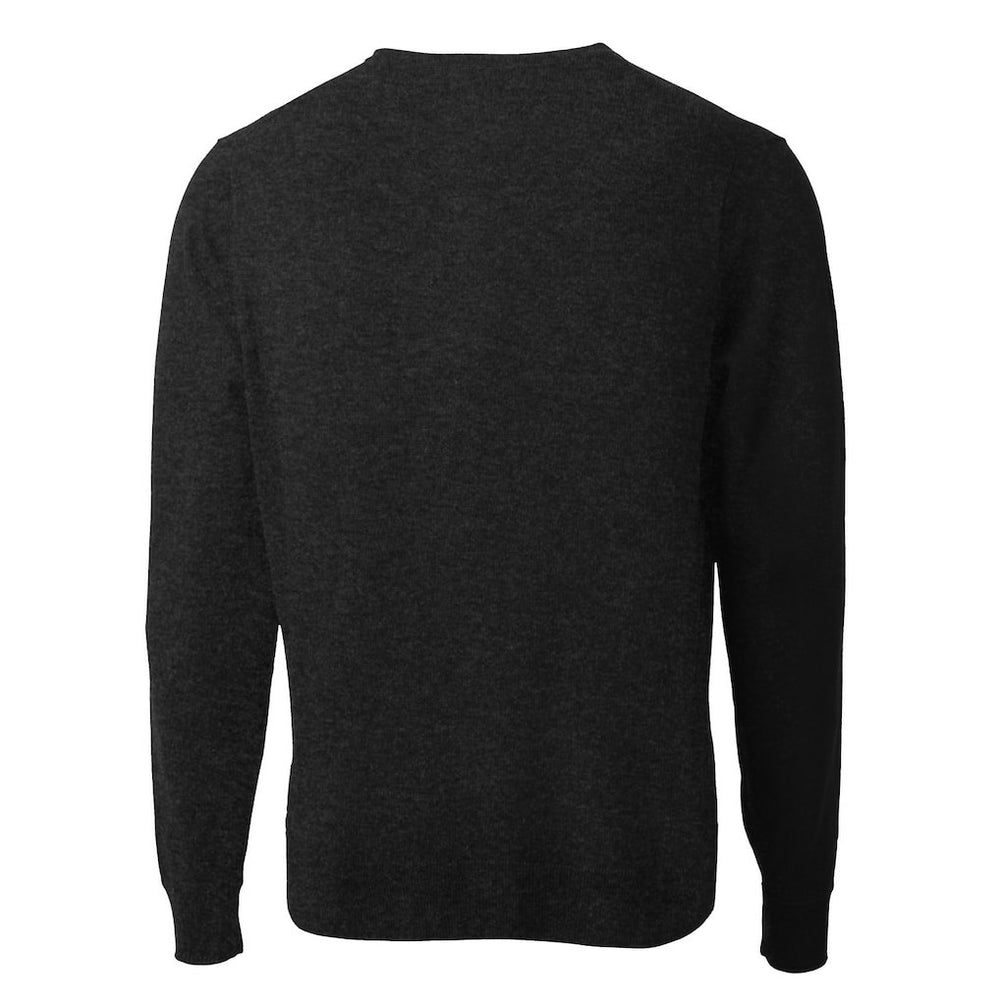 San Francisco 49ers Cutter & Buck Throwback Logo Lakemont Tri-Blend V-Neck Pullover Sweater - Black - NFL