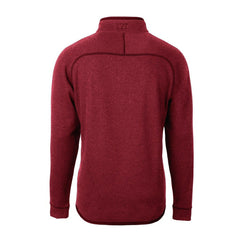 Atlanta Falcons Cutter & Buck Mainsail Sweater-Knit Half-Zip Pullover Jacket - Red - NFL