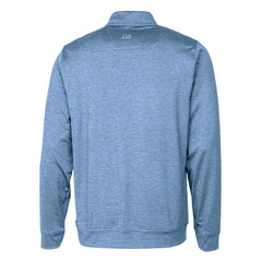 Buffalo Bills Cutter & Buck Stealth Heathered Throwback Logo Quarter-Zip Pullover Top - Royal - NFL