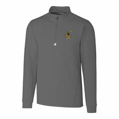 Pittsburgh Steelers Cutter & Buck Throwback Logo Traverse Stretch Quarter-Zip Pullover Top - Steel - NFL