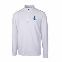 Detroit Lions Cutter & Buck Throwback Logo Traverse Stretch Quarter-Zip Pullover Top - White - NFL