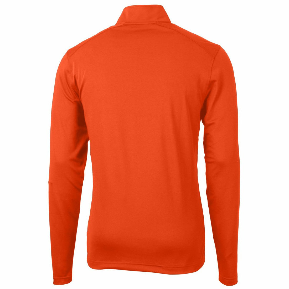 Tampa Bay Buccaneers Cutter & Buck Throwback Logo Virtue Eco Pique Recycled Quarter-Zip Pullover Top - Orange - NFL
