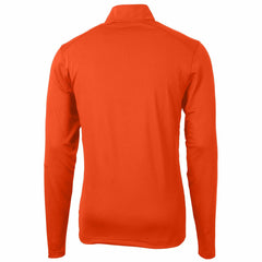 Tampa Bay Buccaneers Cutter & Buck Throwback Logo Virtue Eco Pique Recycled Quarter-Zip Pullover Top - Orange - NFL
