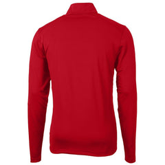 Buffalo Bills Cutter & Buck Throwback Logo Virtue Eco Pique Recycled Quarter-Zip Pullover Top - Red - NFL