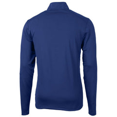 Buffalo Bills Cutter & Buck Throwback Logo Virtue Eco Pique Recycled Quarter-Zip Pullover Top - Royal - NFL
