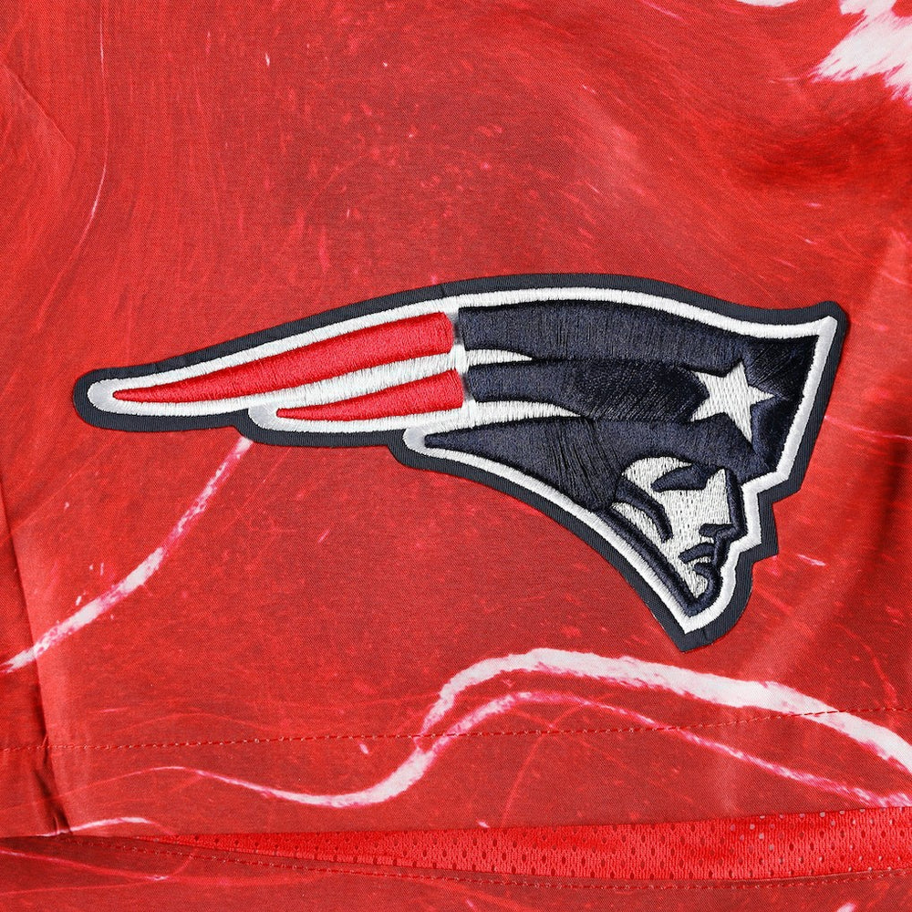 New England Patriots Pro Standard Allover Marble Print Shorts - Red - NFL