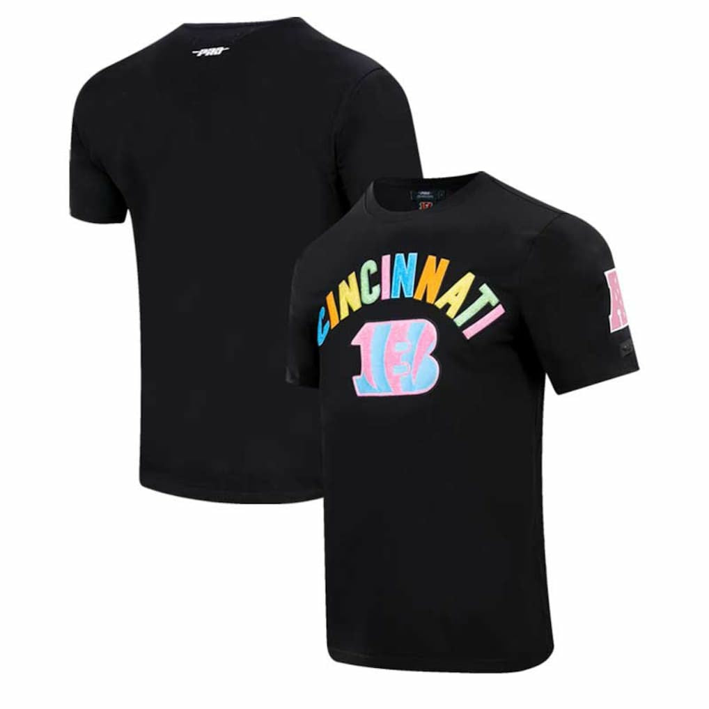 Cincinnati Bengals Pro Standard Neon Graphic T-Shirt - Black - NFL