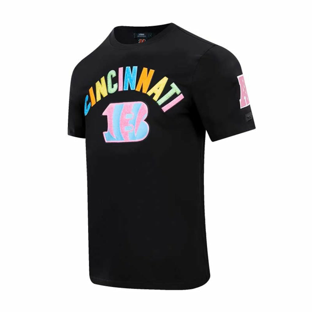 Cincinnati Bengals Pro Standard Neon Graphic T-Shirt - Black - NFL