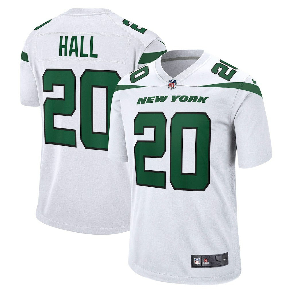 Breece Hall New York Jets Away Game Player Jersey - White - Nike