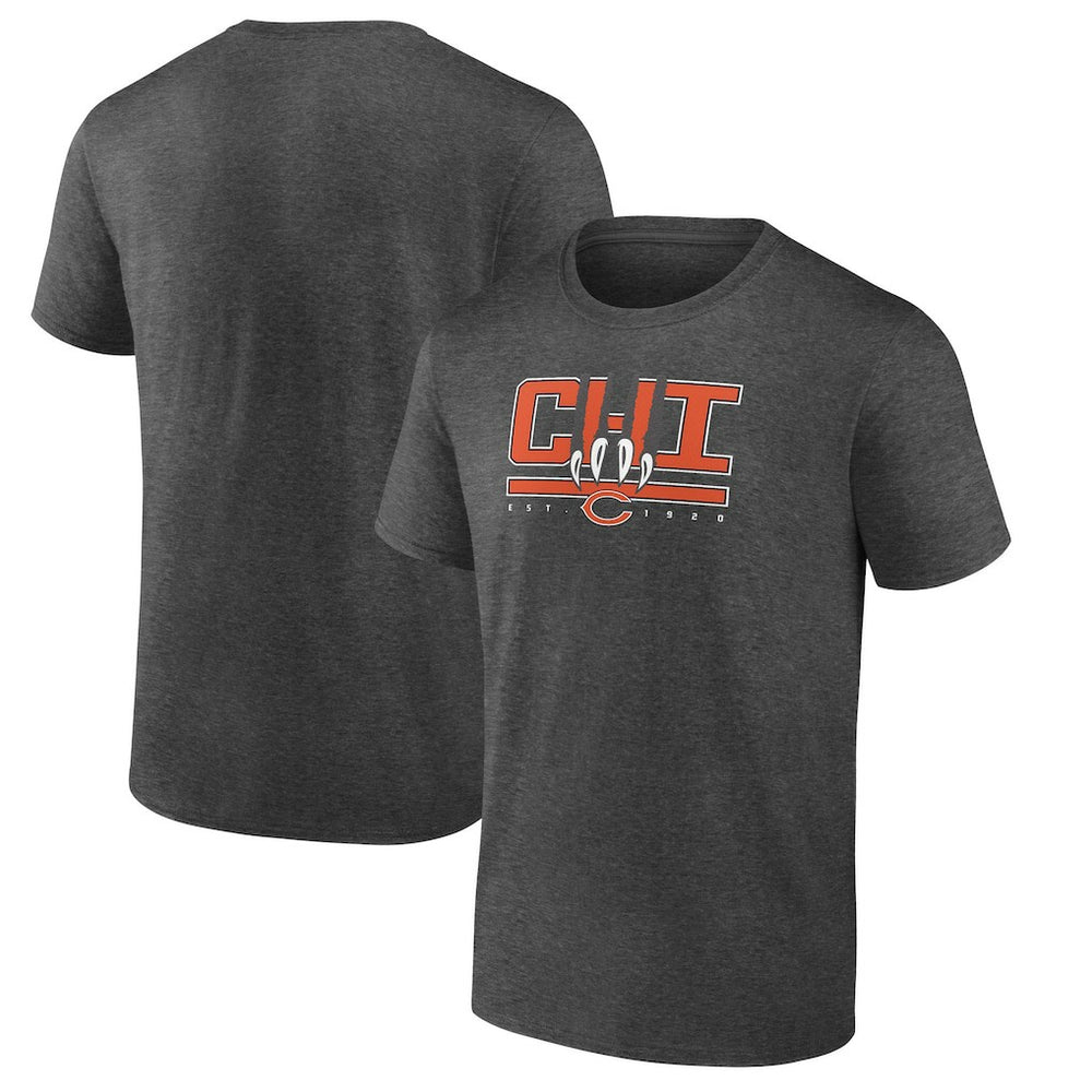 Chicago Bears Passing Touchdown T-Shirt - Charcoal - NFL