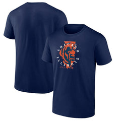 Chicago Bears Route Runner T-Shirt - Navy - NFL