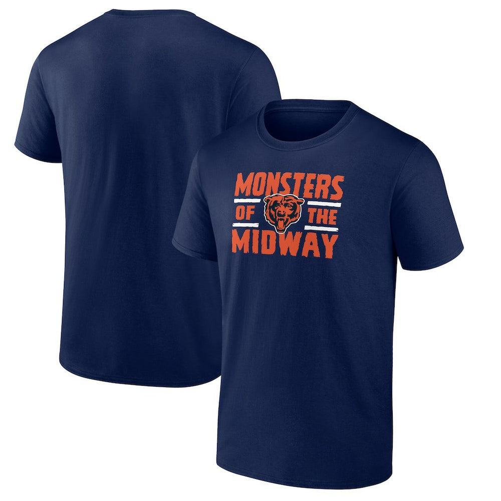 Chicago Bears Open Receiver T-Shirt - Navy - NFL