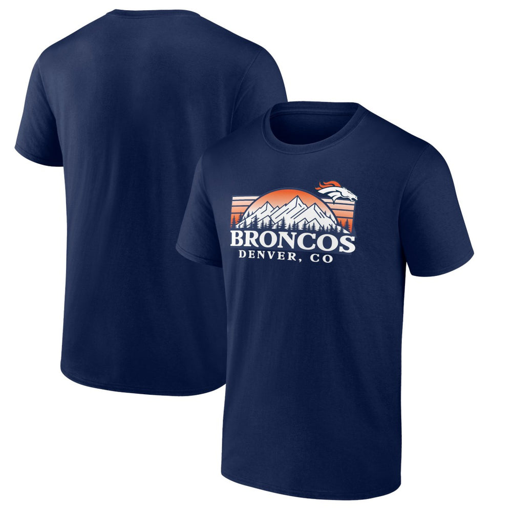 Denver Broncos Route Runner T-Shirt - Navy - NFL