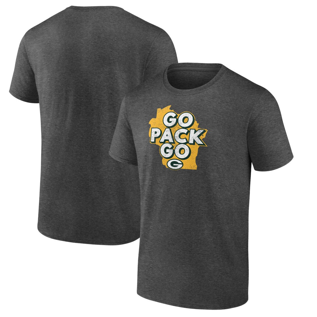 Green Bay Packers Passing Touchdown T-Shirt - Charcoal - NFL