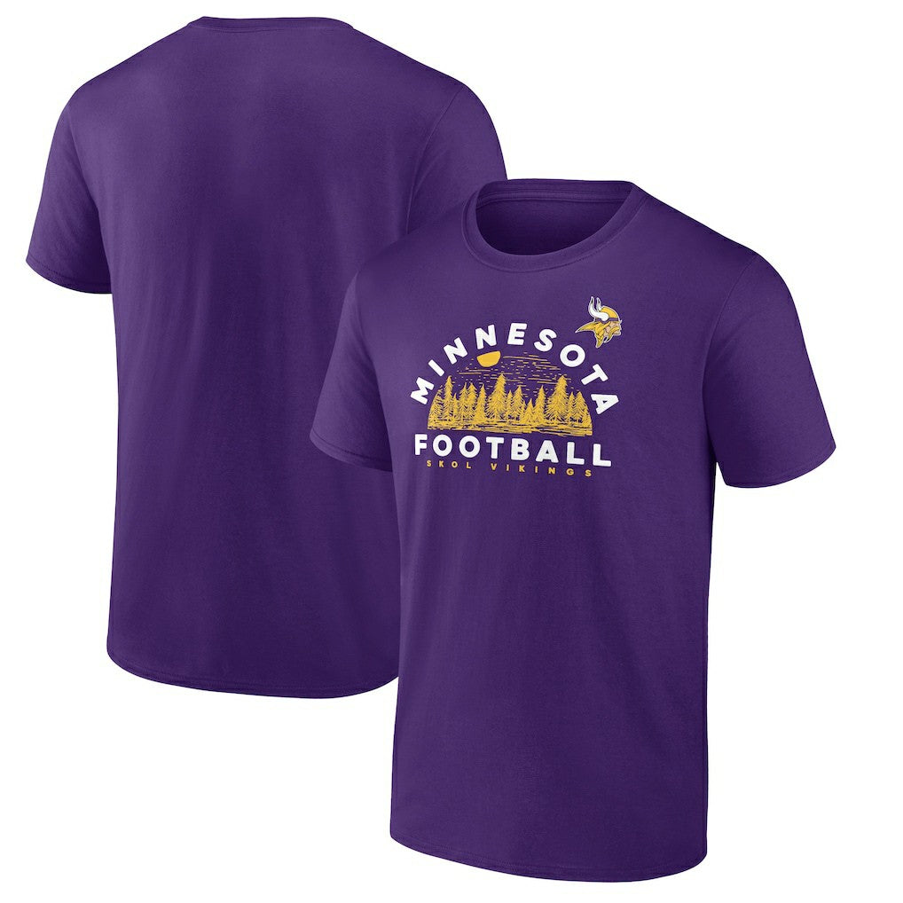 Minnesota Vikings Route Runner T-Shirt - Purple - NFL