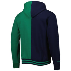 Mitchell & Ness Dallas Mavericks Hardwood Classics Split Pullover Hoodie Navy/Green