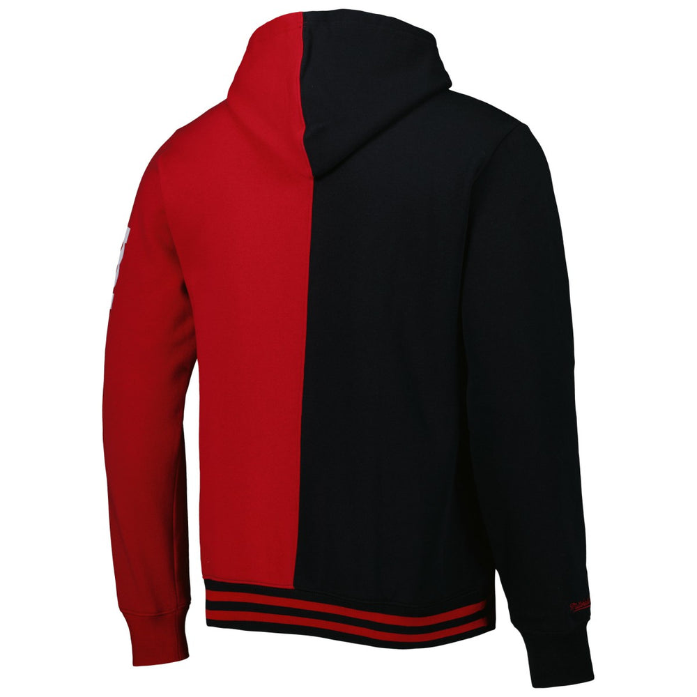 Mitchell & Ness Miami Heat Hardwood Classics Split Pullover Hoodie Black/Red