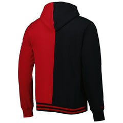 Mitchell & Ness Miami Heat Hardwood Classics Split Pullover Hoodie Black/Red