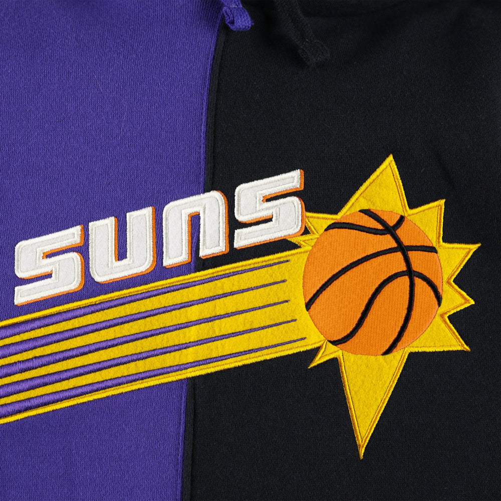 Mitchell & Ness Phoenix Suns Hardwood Classics Split Pullover Hoodie Purple/Black