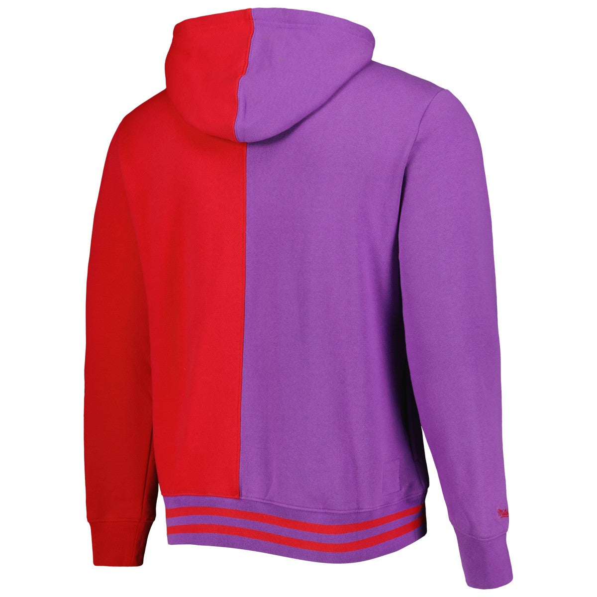 Mitchell & Ness Toronto Raptors Hardwood Classics Split Pullover Hoodie Purple/Red