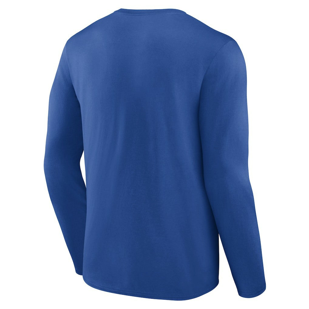 Philadelphia 76ers Gradient Logo Long Sleeve T-Shirt Royal
