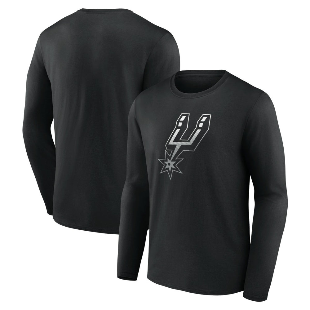 San Antonio Spurs Gradient Logo Long Sleeve T-Shirt Black