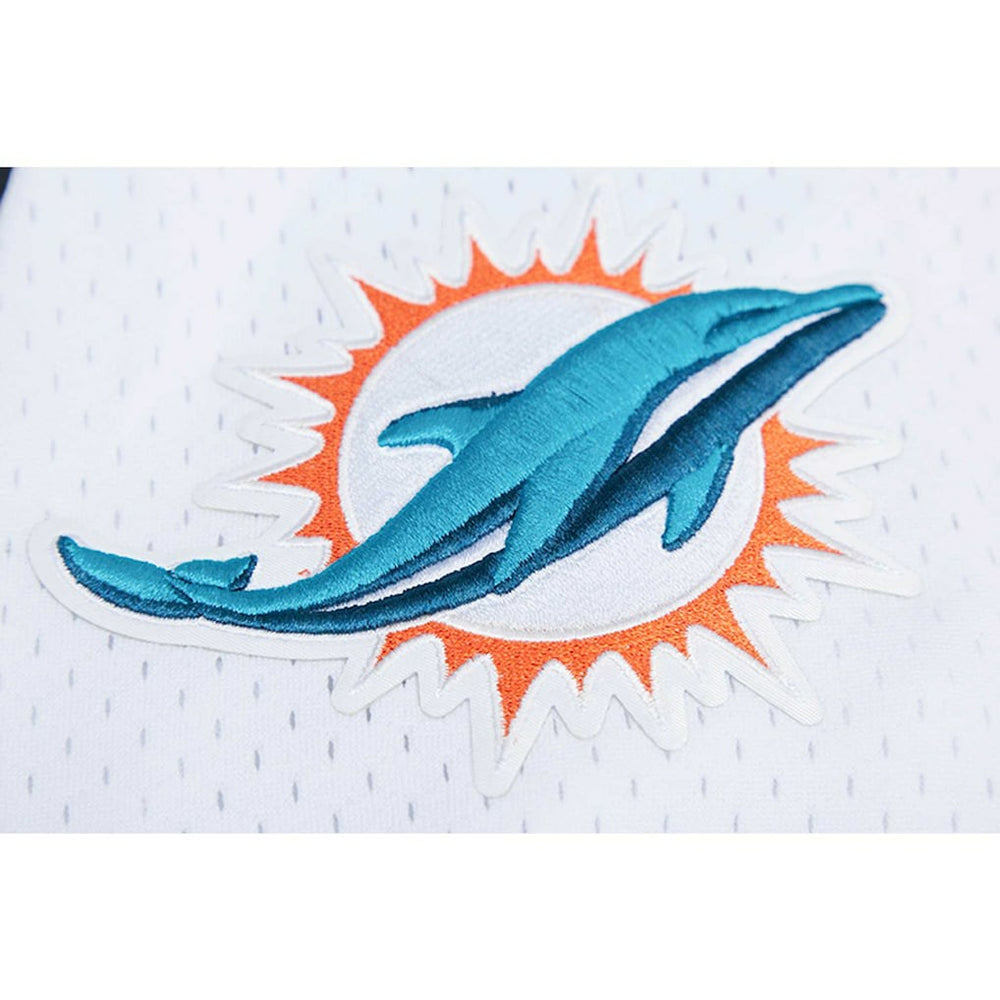 Tyreek Hill Miami Dolphins Pro Standard Mesh Baseball Button-Up T-Shirt - White - NFL