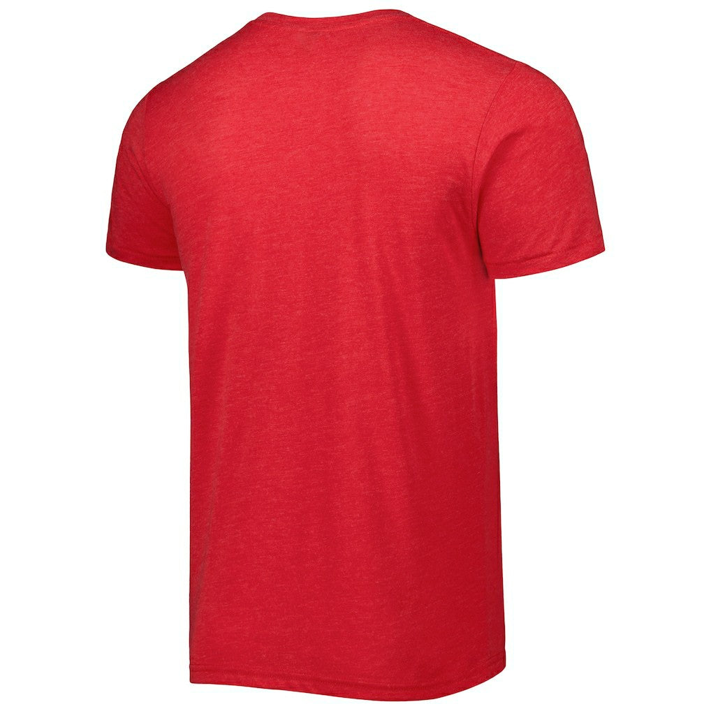 Trae Young Atlanta Hawks Homage Caricature Tri-Blend T-Shirt Red