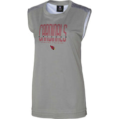 Arizona Cardinals Women's No Sweat Tank Top - Gray - NFL