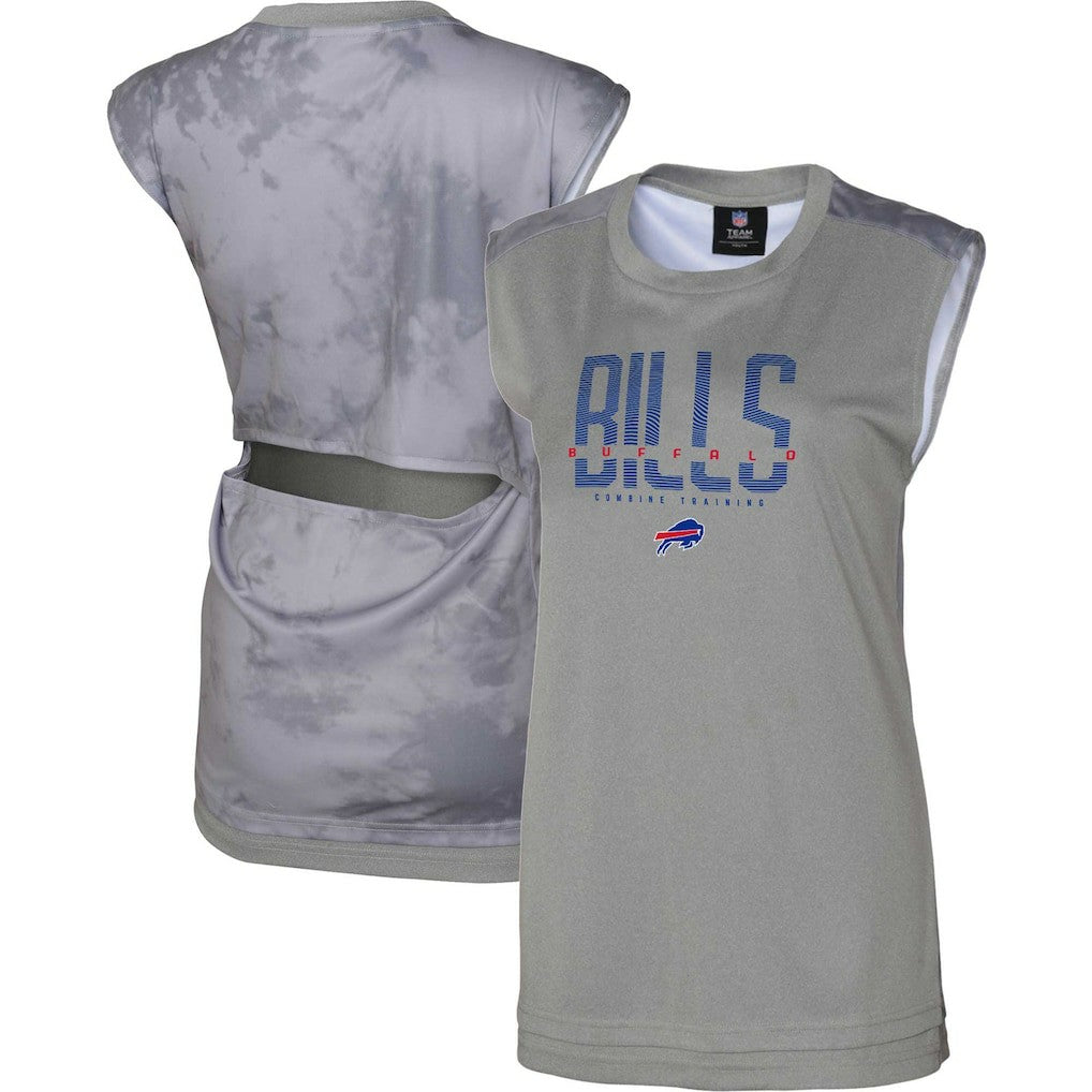 Buffalo Bills Women's No Sweat Tank Top - Gray - NFL