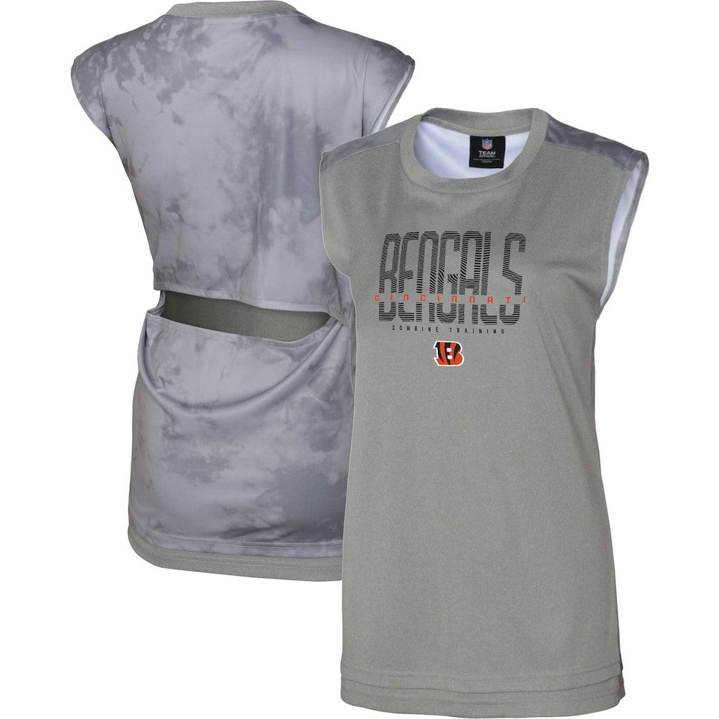 Cincinnati Bengals Women's No Sweat Tank Top - Gray - NFL
