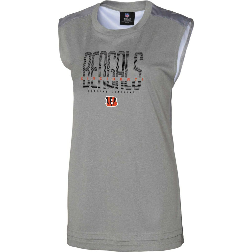 Cincinnati Bengals Women's No Sweat Tank Top - Gray - NFL