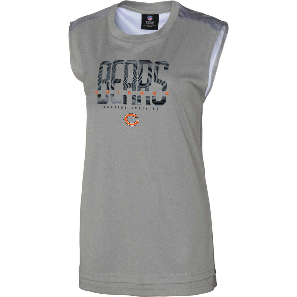 Chicago Bears Women's No Sweat Tank Top - Gray - NFL