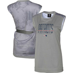 New England Patriots Women's No Sweat Tank Top - Gray - NFL