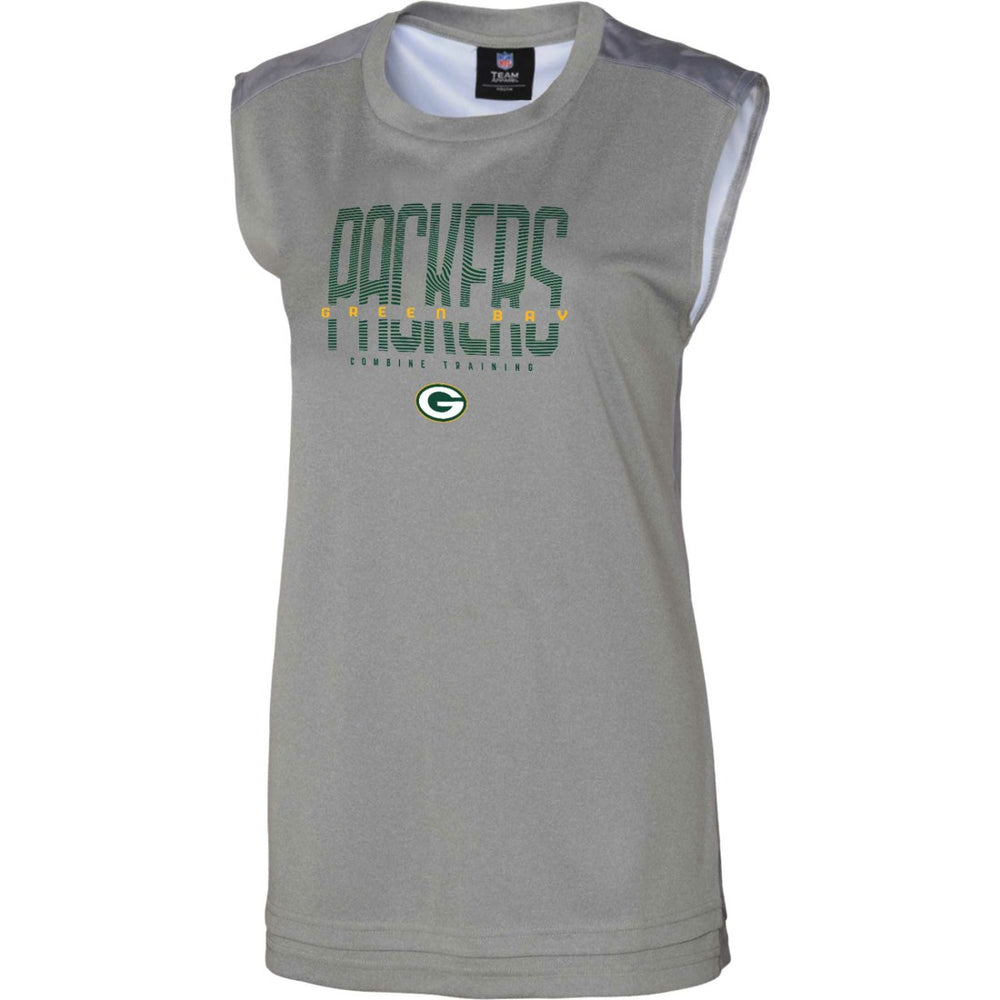 Green Bay Packers Women's No Sweat Tank Top - Gray - NFL