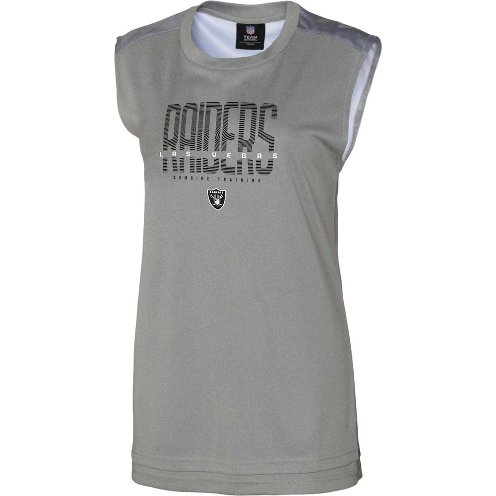 Las Vegas Raiders Women's No Sweat Tank Top - Gray - NFL