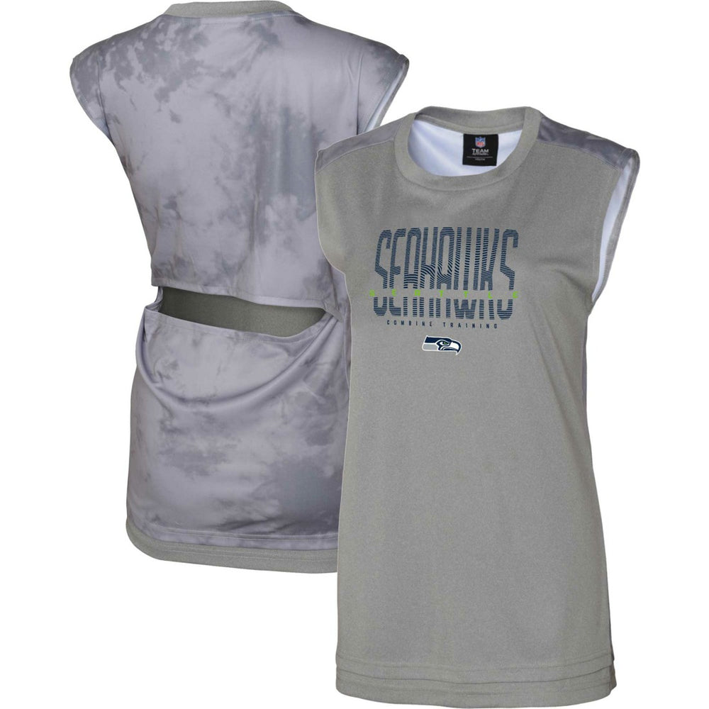 Seattle Seahawks Women's No Sweat Tank Top - Gray - NFL